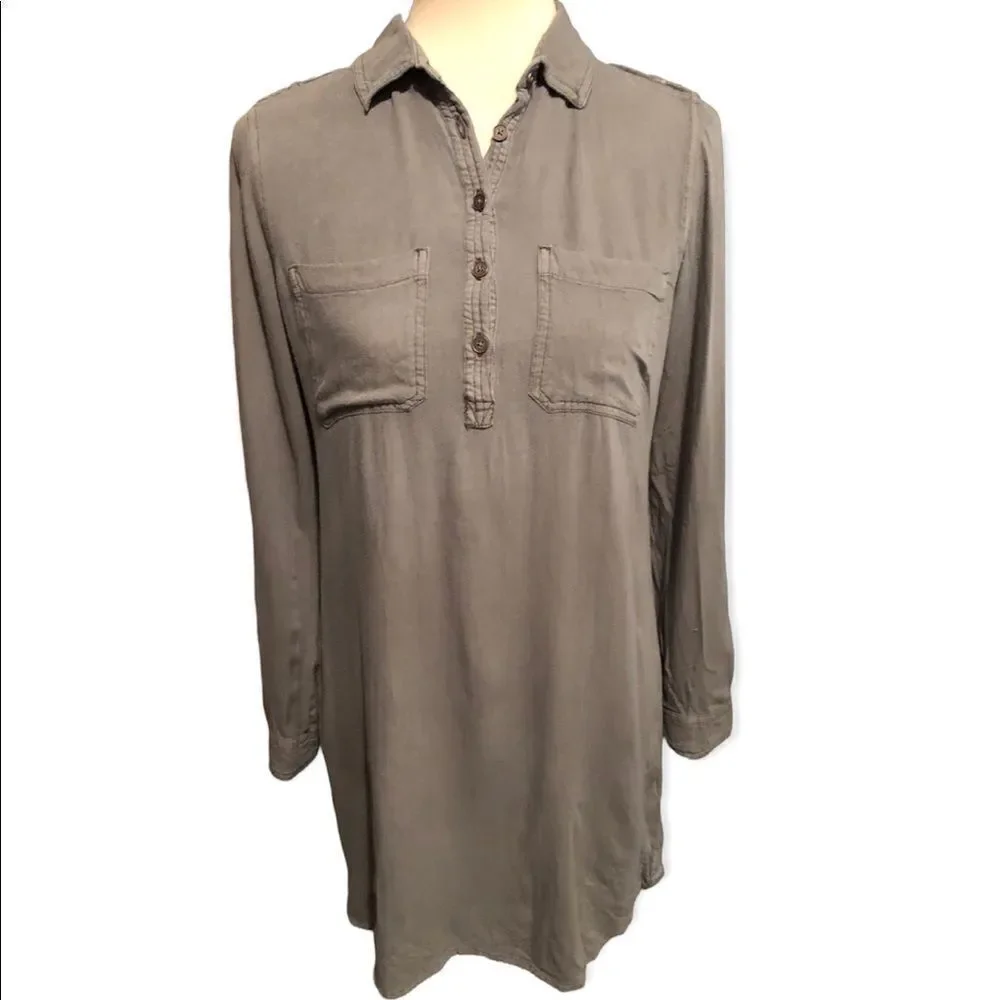 SO utility shirt dress with long sleeves - Picture 2 of 9